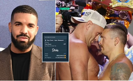 Drake me bast të ‘çmendur’ për meçin mes Tyson Fury dhe Usyk, vendos mbi 500 mijë dollarë