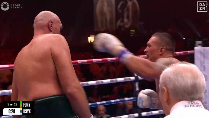 Fury në vështirësi, Usyk godet fuqishëm