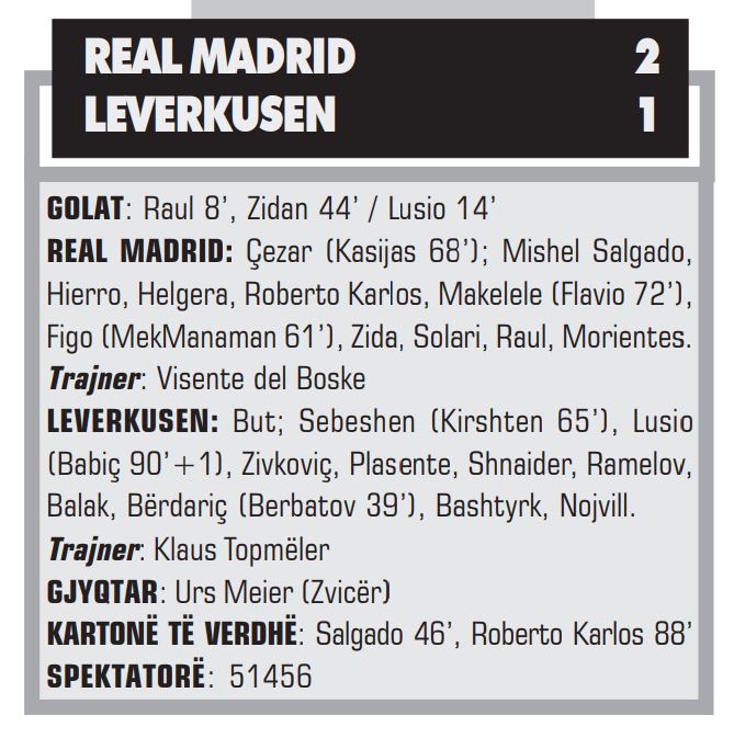 REAL MADRID LEVERKUSEN