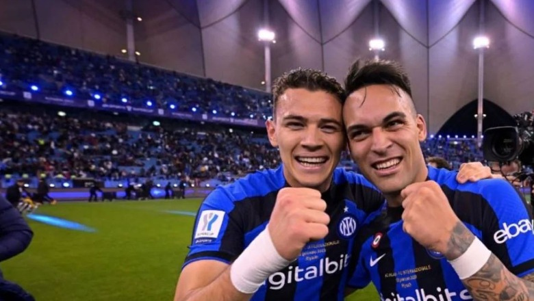 Rrëfehet kapiteni i Interit, Lautaro: Kristjan Asllani do të bëhet e ardhmja e Interit, është talent