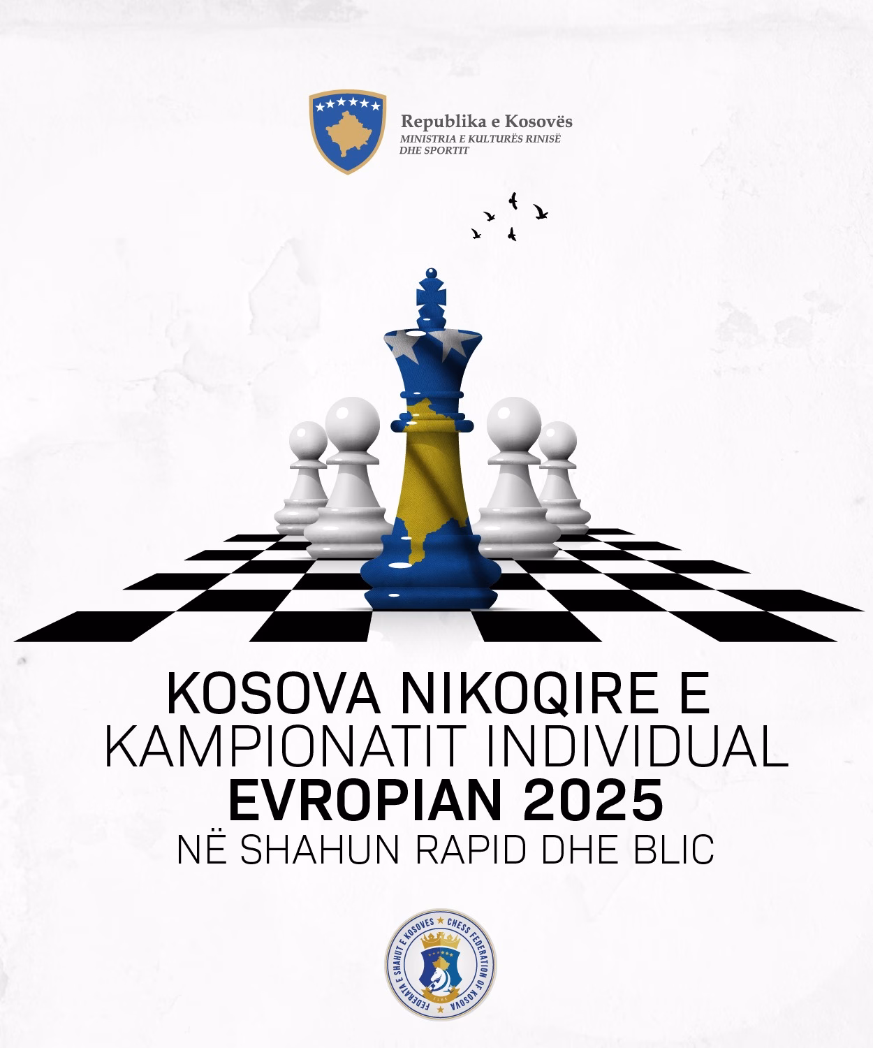 Federata e Shahut e Kosovës, organizon Kampionatin individual evropian