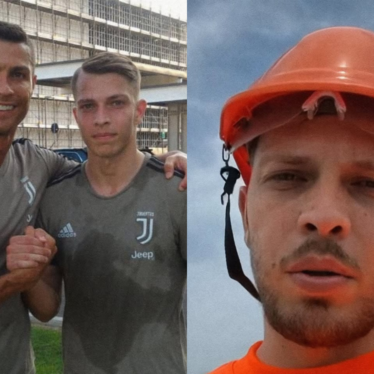 Historia e pazakontë e futbollistit kosovar: Dikur shok skuadre me Ronaldon, sot punëtor në një kantier ndërtimi