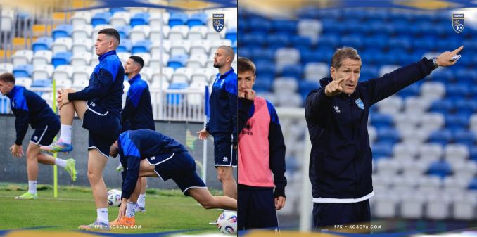 Kosova mban stërvitjen e fundit para përballjes me Slloveninë – fokus në përgatitjen taktike