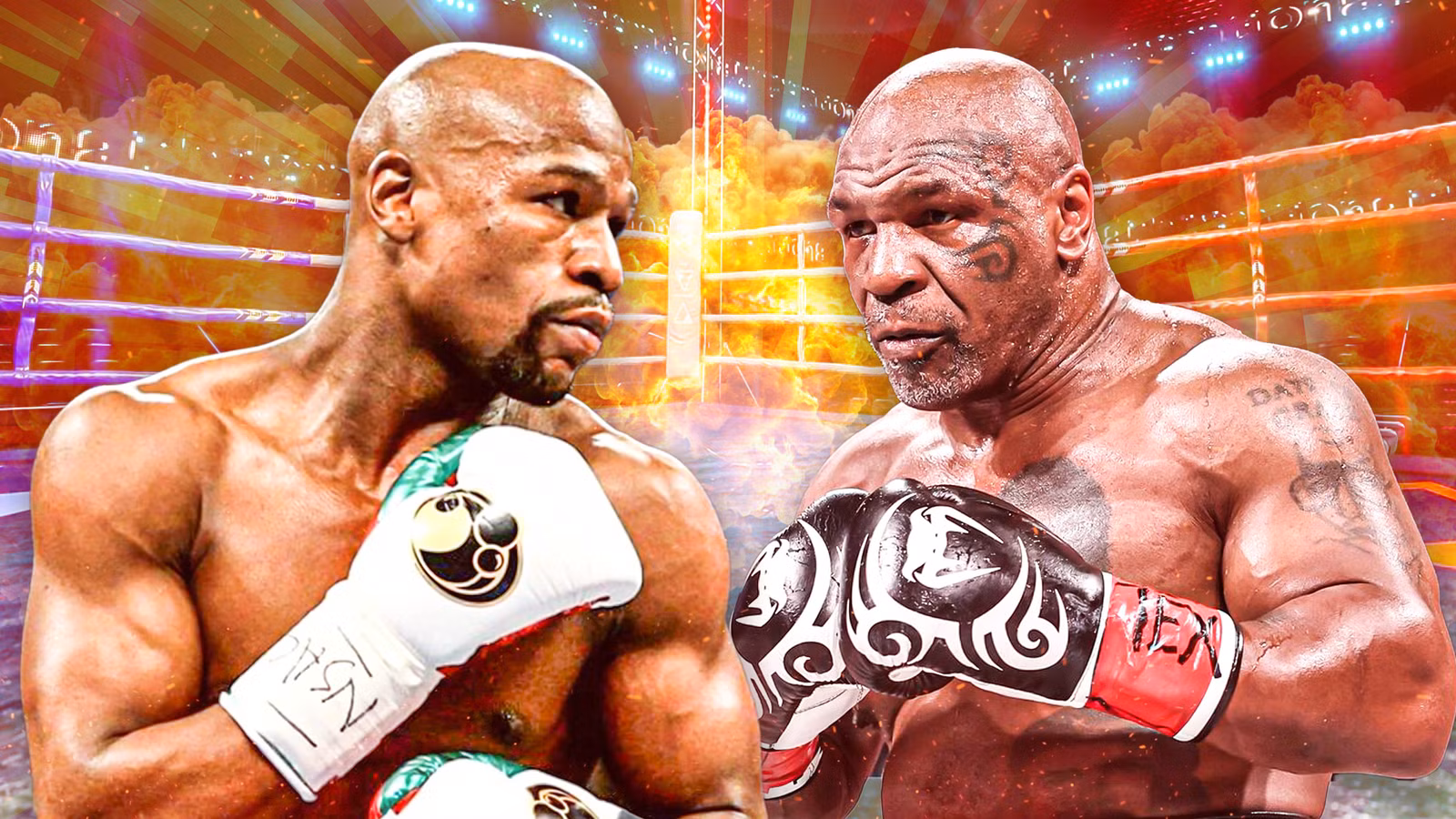 Përballja historike – Tyson dhe Mayweather gati për super-meçin e vitit