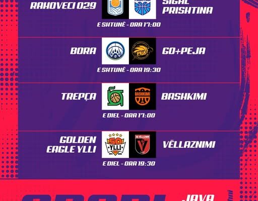 Trepça-Bashkimi kryendeshja e fundjavës në Procredit Superligën e Kosovës në basketboll