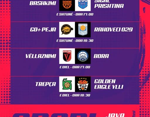 Bashkimi-Sigal Prishtina ndeshja kryesore e xhiros së 18-të në Procredit Superligën e Kosovës në basketboll