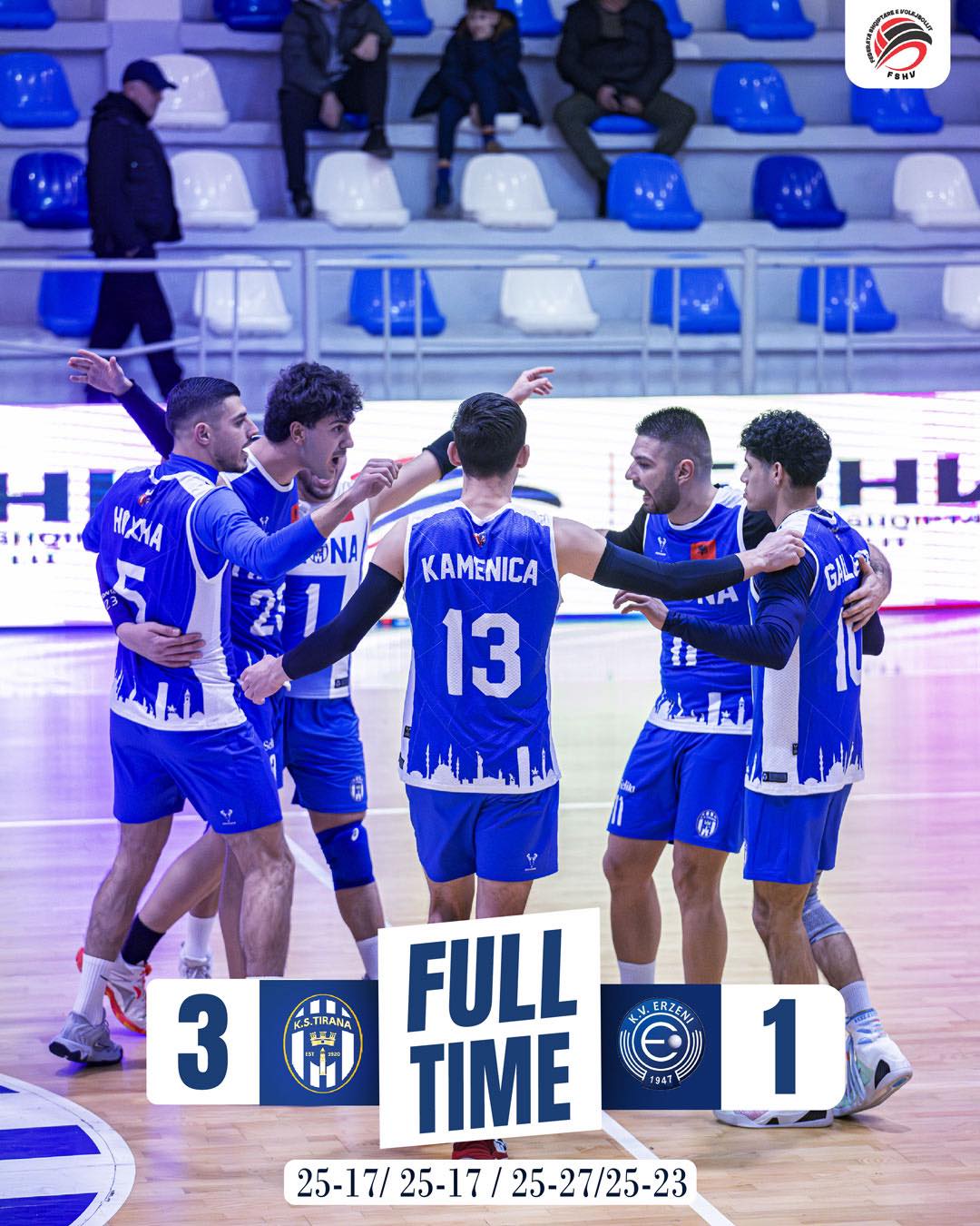 Tirana, fitore me vuajtje ndaj Erzenit