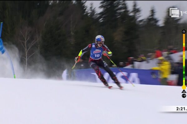 Botërori i skive në RTSH/ Kolturi e 12-ta, Sara Hector befason amerikanet në slalomin gjigand