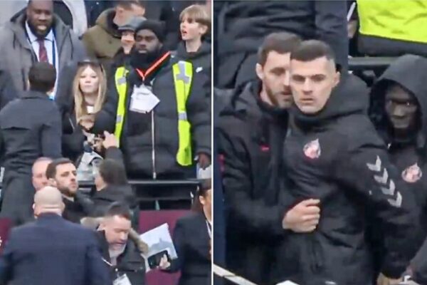 Granit Xhaka ndihet edhe si “tifoz”, VAR e fal pas sherrit me një mbështetës të West Ham-it