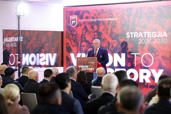 Presidenti i FSHF-së, Armand Duka prezanton strategjinë “Vision to Victory 2026-2030”: Ta kthejmë së bashku vizionin në fitore