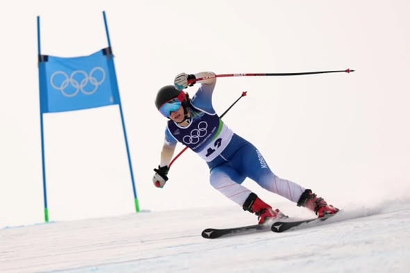 Kiana Kryeziu nuk arrin të përfundojë në disiplinën Super-G në Lojërat Olimpike Dimërore