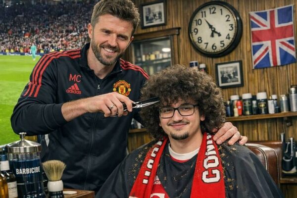 Efekti Carrick dhe… baste për flokët e tij “viralë”; tifozi i Manchester United është 90 minuta larg berberit