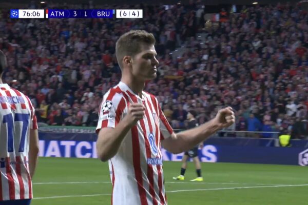 Një pjesë e dytë fantastike. Atletico Madrid nuk e llogarit Clube Brugge dhe siguron biletën për 1/16-at (video)