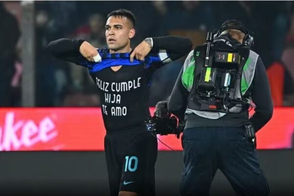 Lautaro, zemra e një babai: gol dhe dedikim për vajzën në ditëlindjen e saj