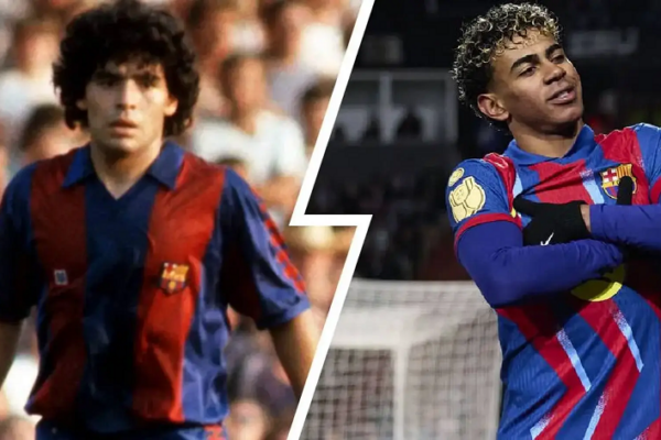 Lamine Yamal i “tregon targën” Maradonës për golat e shënuar te Barcelona