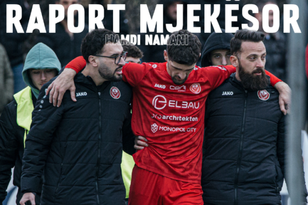 SC Gjilani në shqetësim, Hamdi Namani mbyll sezonin pas dëmtimit të rëndë