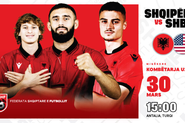 Miqësore, Kombëtarja U-21 përballet me Shtetet e Bashkuara të Amerikës në Antalia