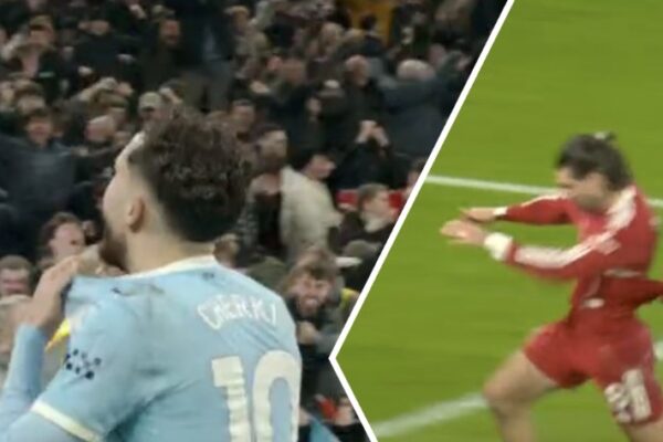 Arsyeja e çuditshme pse u anullua goli i Rayan Cherki në fund ndaj Liverpool-it (video)