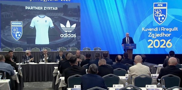 Federata Kosovare e Futbollit buxhet prej 25 mln € për 2026-ën dhe partneritet me “Adidas”
