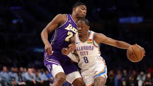 Oklahoma City Thunder mposhtë në udhëtim Los Angeles Lakers-Cleveland Cavaliers fiton me rezultat të ngushtë