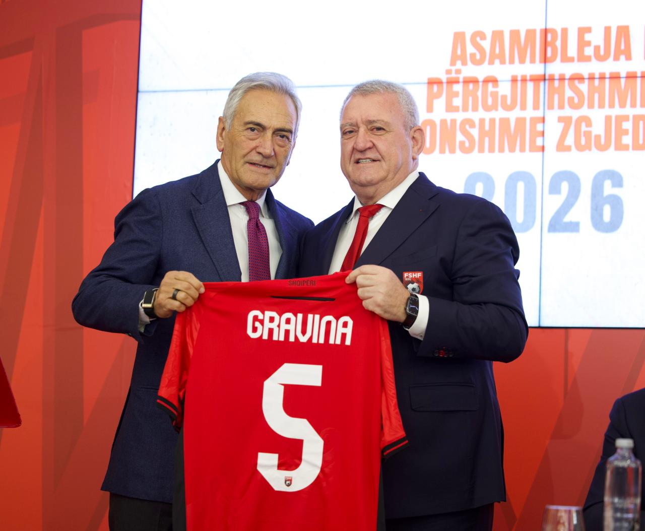 The UEFA Vice President, Gravina: &ldquo;Today is a day where the foundations are being laid for building a vision for the future of Albanian football&rdquo; - FSHF