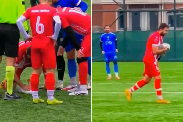 Moment i rrallë në Stamboll: Portieri goditi një pulëbardhë, kapiteni e ringjalli me një masazh zemre