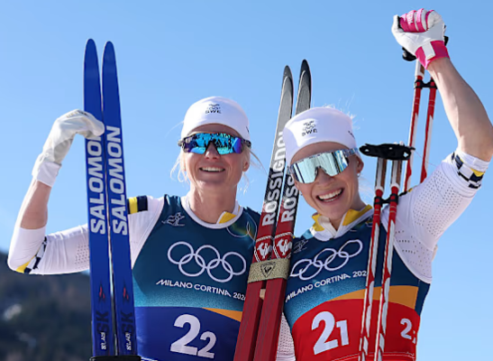 Milano Cortina në RTSH/ Suedia dominon sprintin ekipor për vajza në ski nordik
