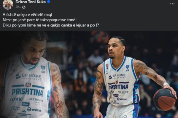 Driton Kuka reagon pas zbulimit të pagës së Jordan Davis te Sigal Prishtina, 25 mijë euro në muaj ndezin debat