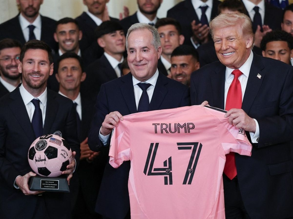 Football : Lionel Messi et l'Inter Miami reçus par Donald Trump à la Maison Blanche - franceinfo