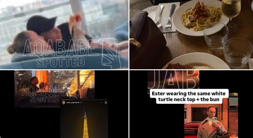 Fotos de Mbappe y Ester Exp&oacute;sito