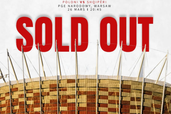 Tifozët shqiptarë nisin festën,  shiten të gjitha biletat për ndeshjen historike ndaj Polonisë