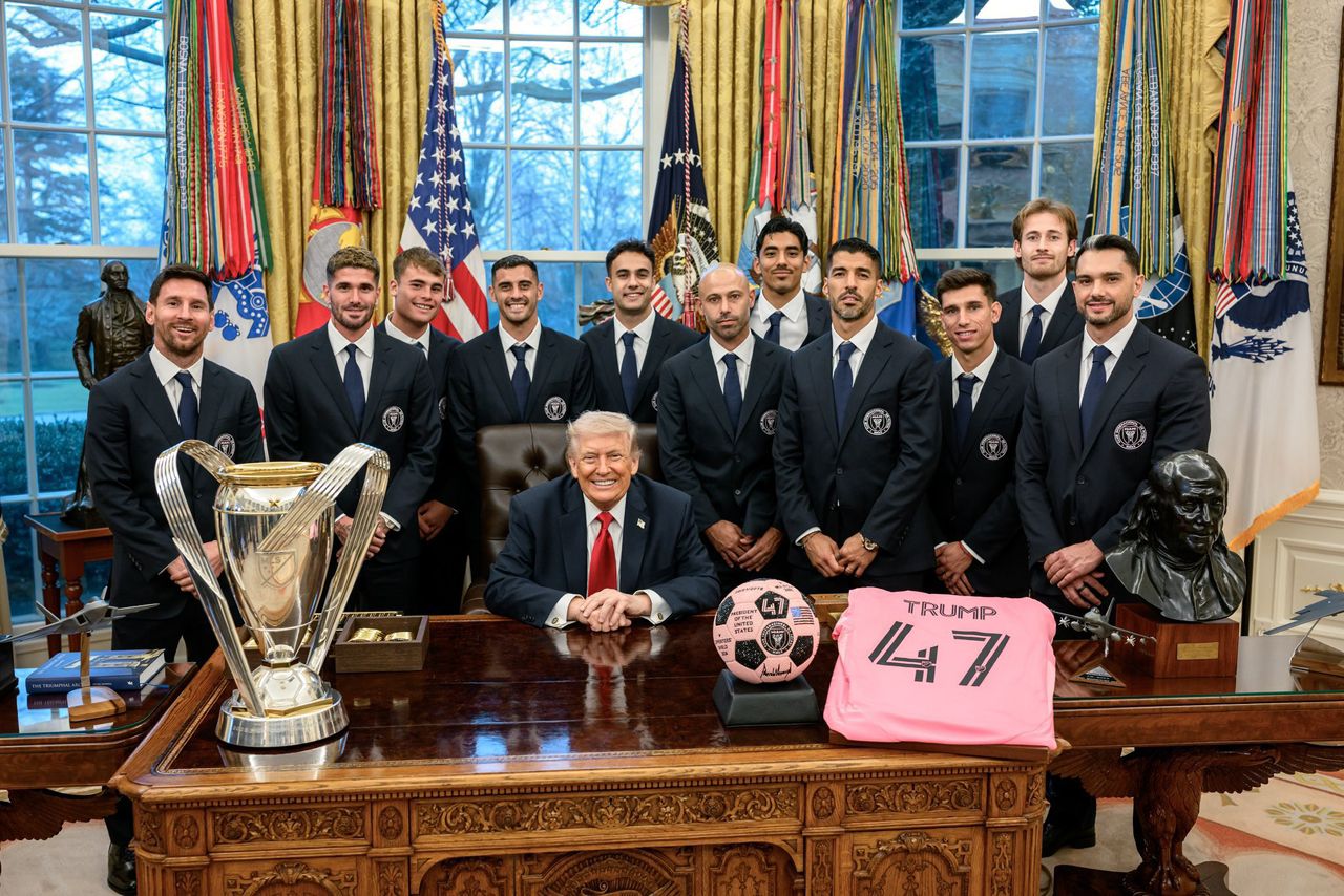 Perezida Trump yakiriye Inter Miami ya Lionel Messi ImvahoNshya