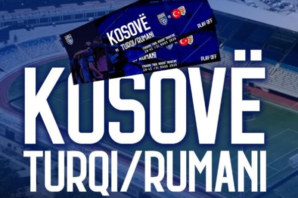 Biletat në shitje për ndeshjen e Kosovës më 31 mars në “Fadil Vokrri”