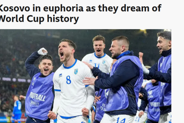 BBC: Kosova vetëm 90 minuta larg historisë së Botërorit