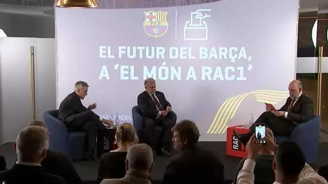 Laporta, a Font: "Quien miente, eres t&uacute;. Has ido mintiendo sistem&aacute;ticamente estos a&ntilde;os"