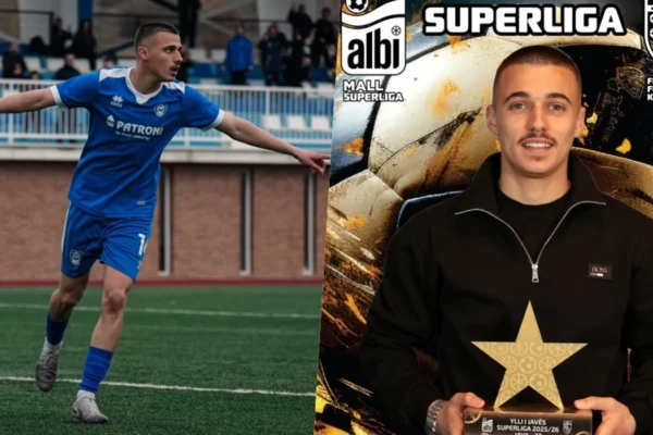 Shkëlqeu ndaj Prishtinës me dy gola, Laurent Xhylani është ylli i javës së 23-të