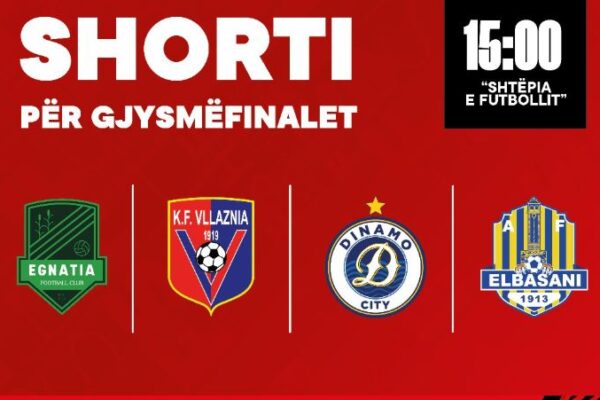 Kupa e Shqipërisë në RTSH/ Hidhet nesër shorti i gjysmëfinaleve