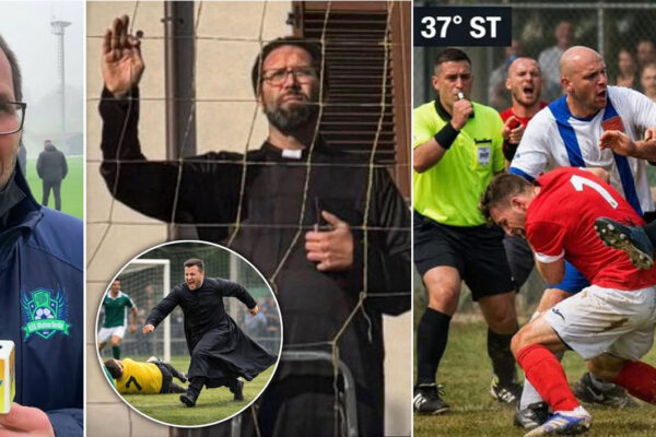 Trajneri i maskuar si prift sulmon lojtarët kundërshtarë, skandal në futbollin italian