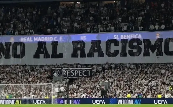 UEFA ndëshkon Real Madridin për racizëm, i kyç një pjesë të “Santiago Bernabéu”