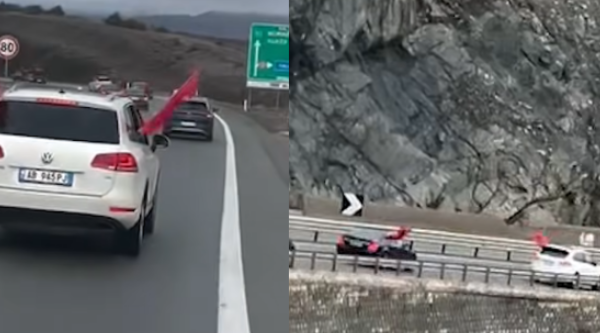 Në mbështetje të dardanëve, shqiptarët nisen drejt Kosovës për finalen e madhe (Video)