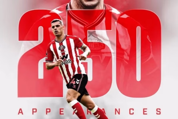 250 ndeshje në Premier League për Granit Xhakën, Sunderland me dedikim për të