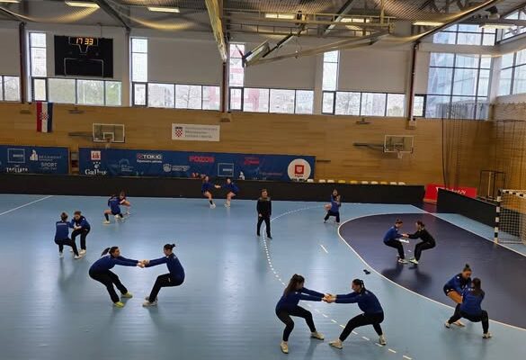 Kombëtarja e Kosovës në hendboll për femra bëri përgatitjet për ndeshjen kundër Kroacisë