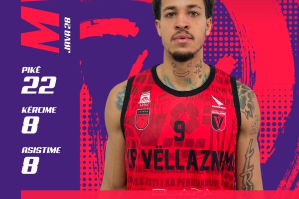 Jericole Hellems MVP i xhiros së 28-të në Procredit Superligë