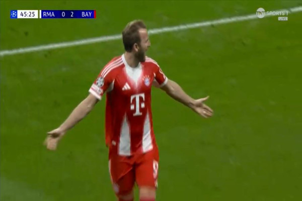 ​Kane shënon në minutat e para të pjesës së dytë, 2-0 për Bayern