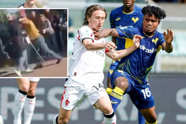 Ndodh në Serie A pas Verona-Milan. Tifozi i kërkon foto, sulmuesi e refuzon dhe përleshet me të (video)