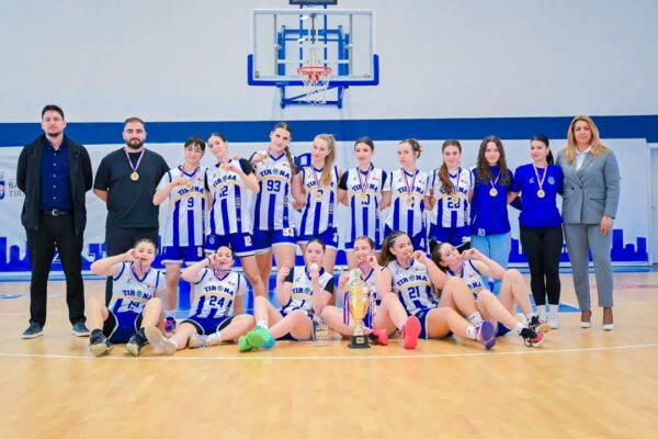 Basketboll vajza, Tirana U20 shpallet Kampione e Shqipërisë