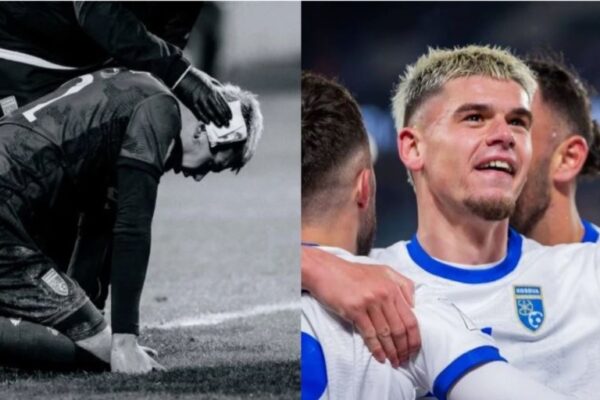 Albian Hajdari pati 16 qepje në kokë pas lëndimit kundër Turqisë