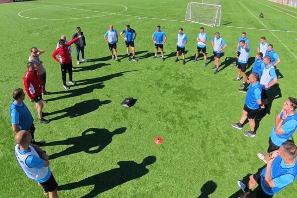 Sektori i Arbitrimit në FSHF zhvillon takim pune me arbitrat e Kategorisë së Parë në prag të fazës vendimtare