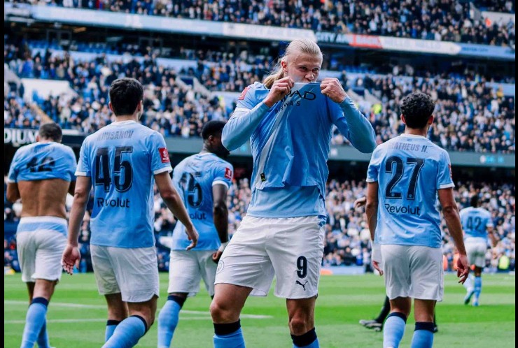 Man. City shkatërron Liverpool-in dhe shkon në gjysmëfinalen e FA Cup. Dopietë e Haaland (video)