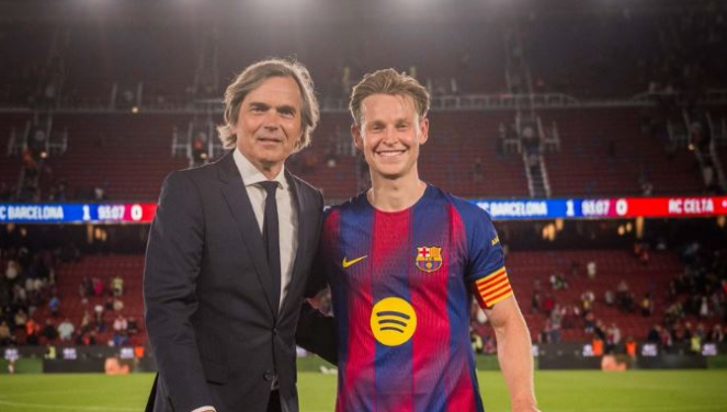 Rekord i veçantë i De Jongut me Barcelonën